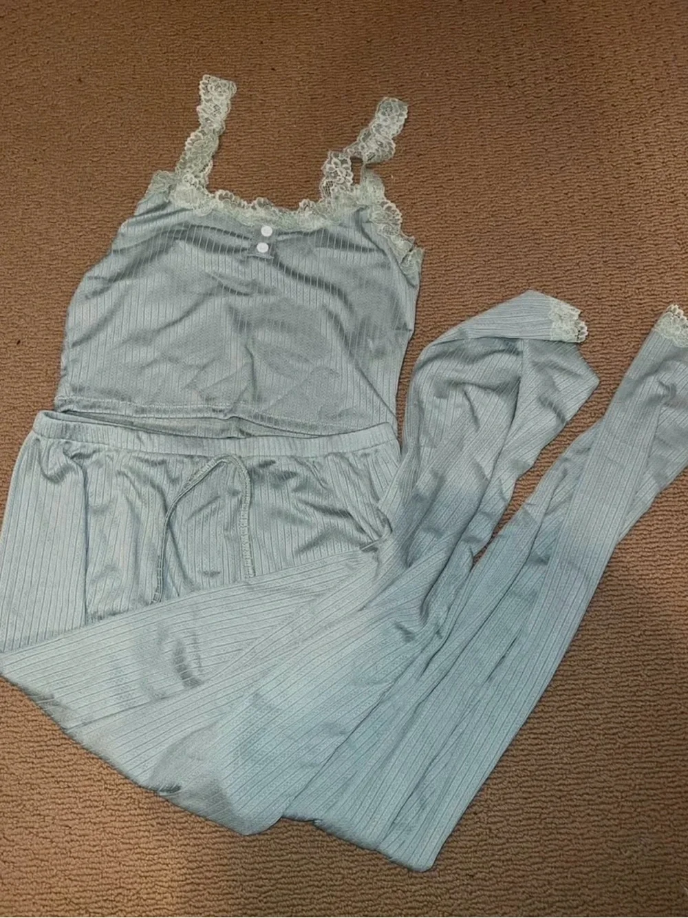 Sage green matching PJ sets